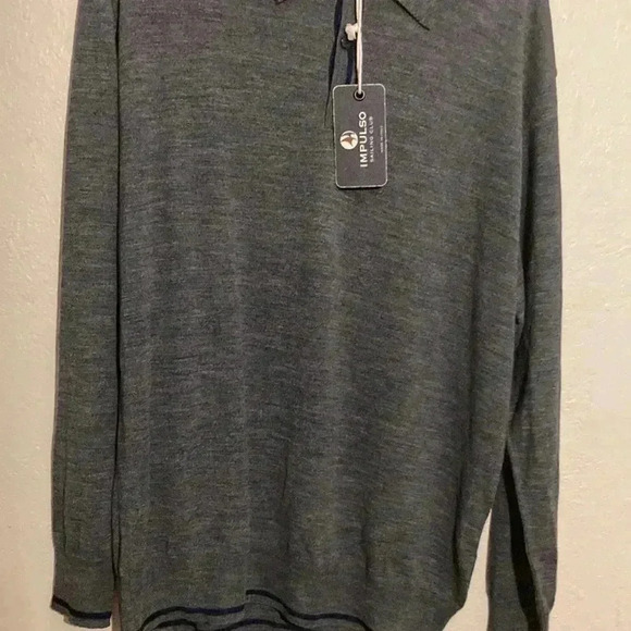 Impulso virgin wool viscose blend sweater - Picture 2 of 8